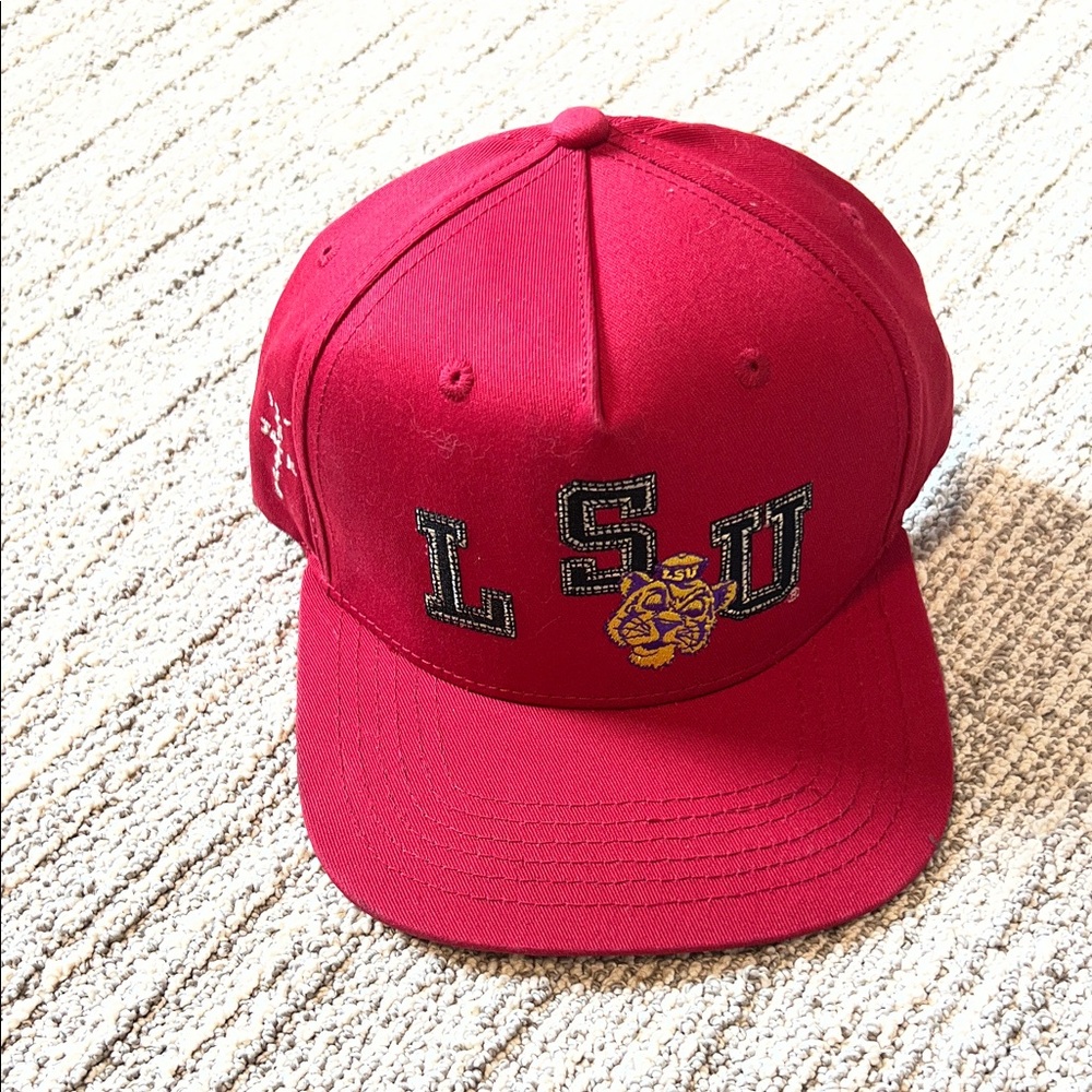 Travis Scott Cactus Jack x Mitchell Ness LSU Hat 🆕